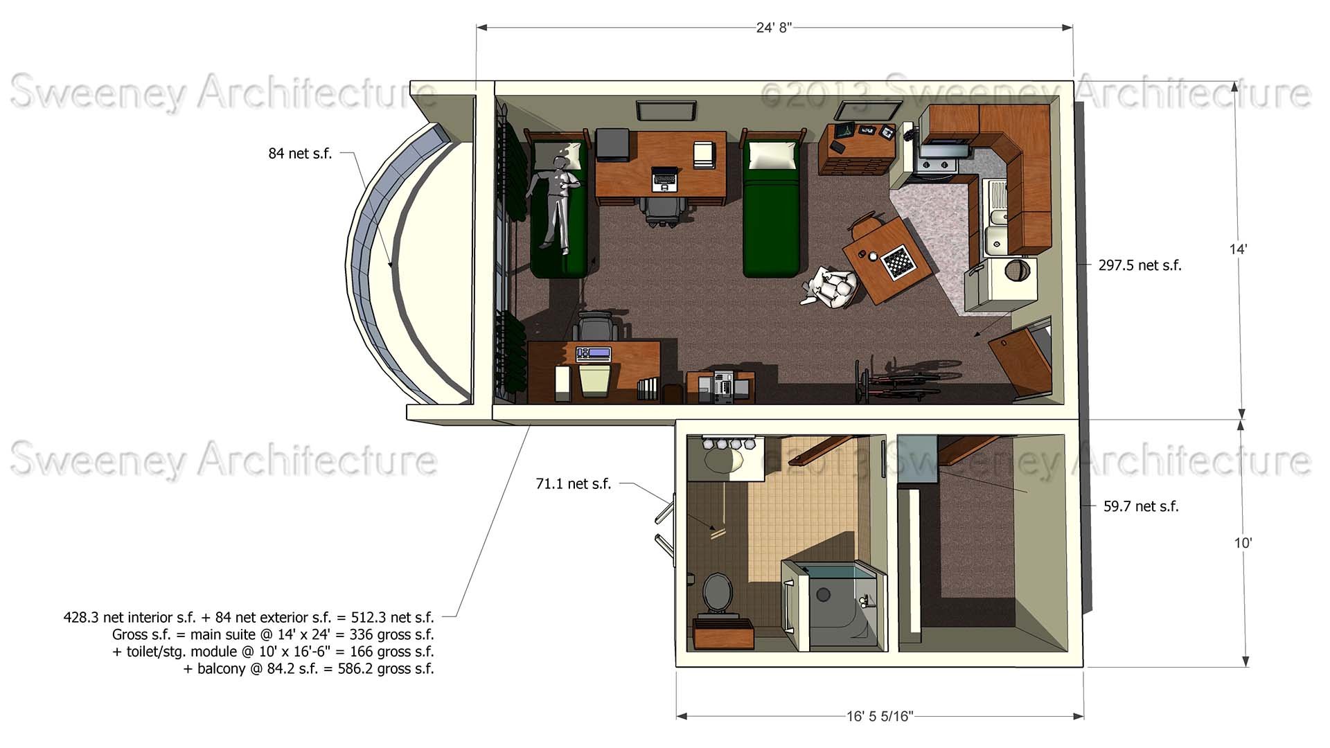 Gallery-Srudwnr-Hiousing-_0002s_0002_Overhead of Apt w curved balcony & L-kitchen